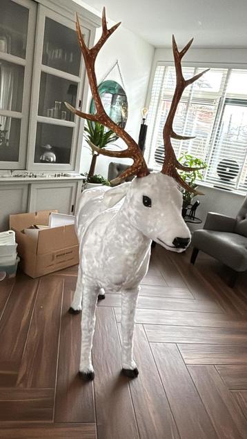 Groot 180 cm decoratief rendier - Perfect voor feestdagen!