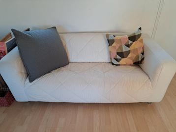 Ikea Klippan Bank met 2 hoezen (groen en wit)