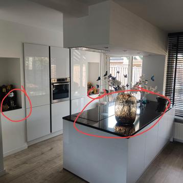 Keukenblad graniet gratis met nisjes bladen