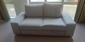 Comfortabele tweepersoonsbank - Lichtgrijs