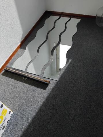 Set van 3 decoratieve golfvormige spiegels