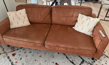 Leren 2 zitsbank (gratis)