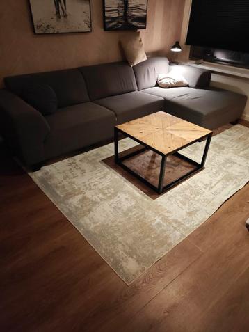 Prima grijze hoekbank