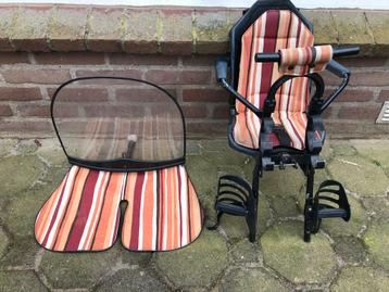 Fietsstoeltje met windscherm van GMG