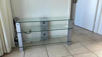 Glazen tv meubel