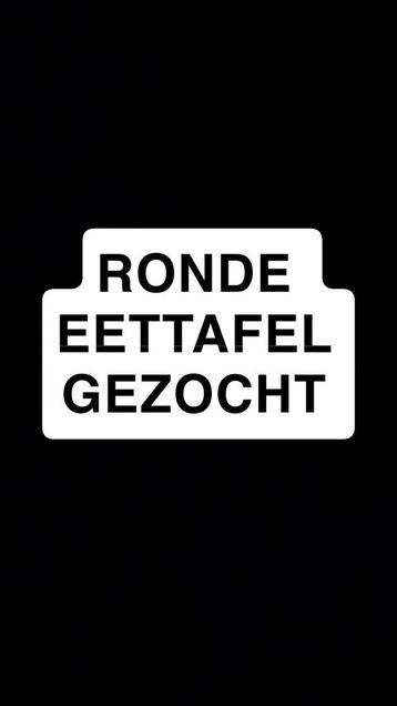 Gezocht arme student: ronde tafel!!