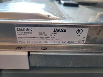 Inbouwvaatwasser Zanussi