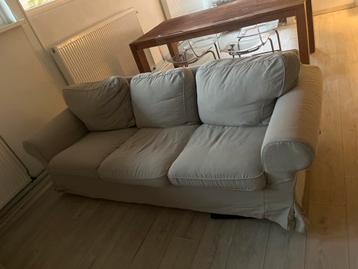 Ikea Ektorp bank beige met afneembare, wasbare hoes