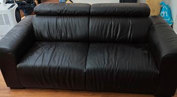 Gratis lederen bank zit nog prima