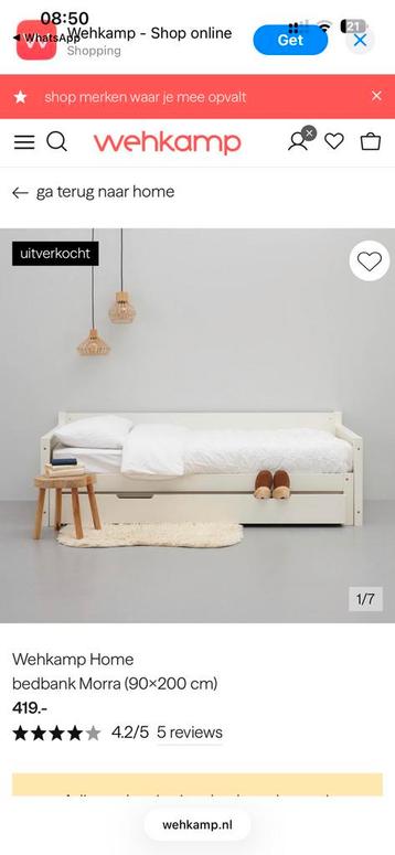 Gedemonteerd uitschuifbed wehkamp