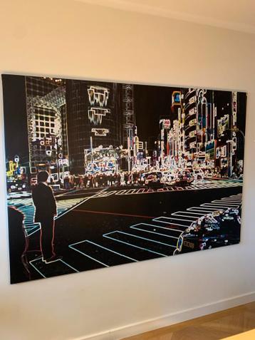 Foto op doek - Stadsgezicht of Brooklyn Bridge 200/140