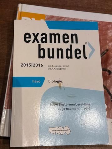 Examenbundel Biologie HAVO 2015/2016