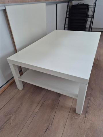 Witte salontafel met opbergruimte GRATIS ophalen