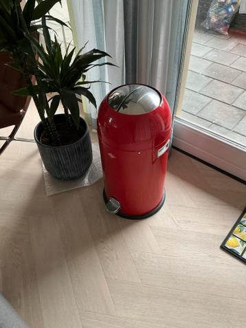 Wesco Pedaalemmer Rood - Stijlvolle Afvalbak