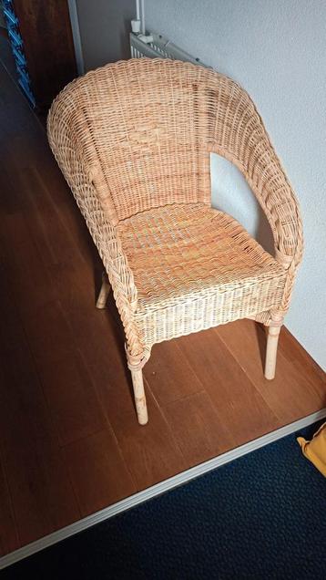 rieten stoel
