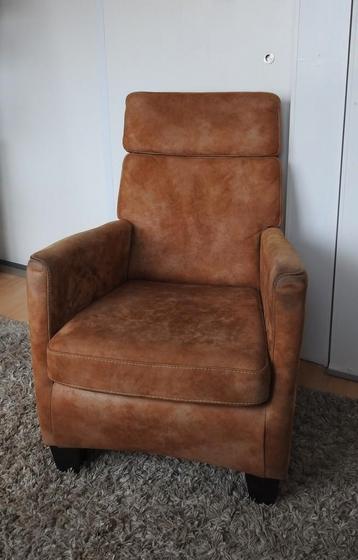 Fauteuil  oker/bruin