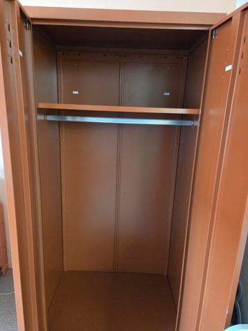 Metalen kledingkast/locker - Oranje/bruin