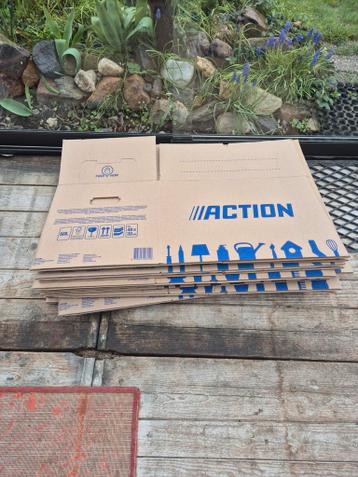Verhuisdozen Action 50L - Zo goed als nieuw