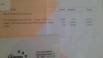 PVC Quick-Step Livyn ESC 003 vloer, 80m2 kleur grijs