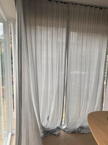 IKEA Hannalill Gordijnen - Lichtgrijs, Lichtdoorlatend