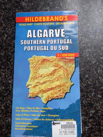 Wegenkaart Algarve