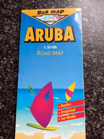 Aruba wegenkaart