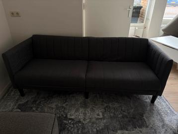 VidaXL Bank - Comfortabele 3-zitsbank in donkergrijs