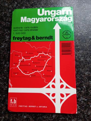Hongarije wegenkaart