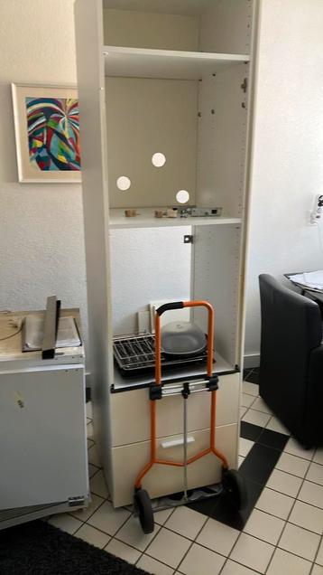 Ikea kast met combi magnetrom en oven