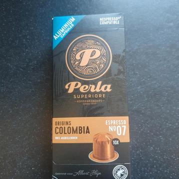 Nieuwe Perla Superiore Colombia Nespresso compatibele cups