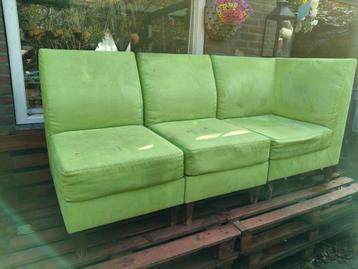 3-delig bankje 185x70cm - Zitvlak reinigen