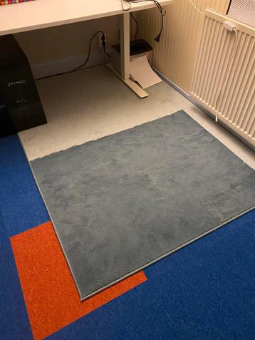 Gratis IKEA STILLEBÄK vloerkleed, grijsblauw, 133x195 cm