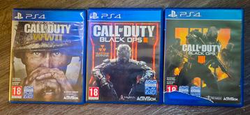 3 prachtige spellen call of duty samen 9 euro playstation.