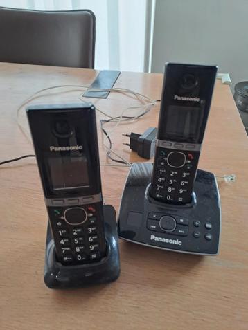Goed werkende Panasonic telefoonset met 2 handsets