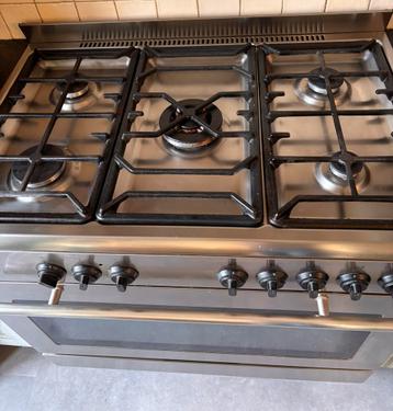 Etna Gasfornuis met Oven - RVS Vrijstaand gratis af te halen