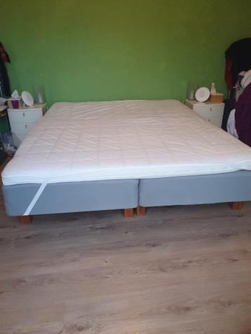 boxspring Ikea Sultan met top 160 (2x80) x 200 x 50