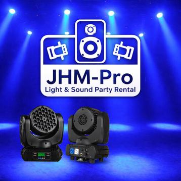 Professionele lichtset: 8x Movinghead + DMX recorder te huur