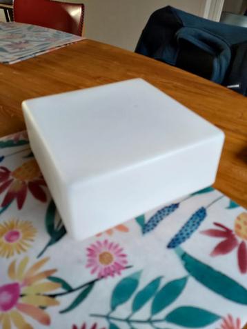 Gratis plafondlamp wit melkglas