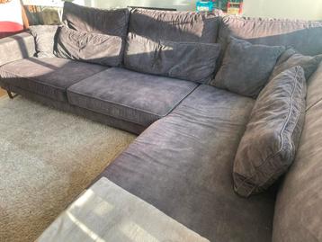 Ruime hoekbank met adore stof - 310x210 cm