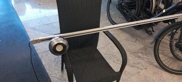 Vintage rail spot met 5 spots.