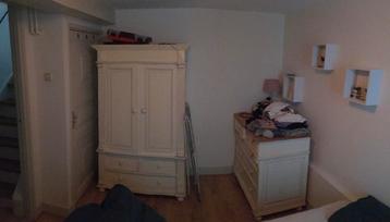 Brocante kast en commode set