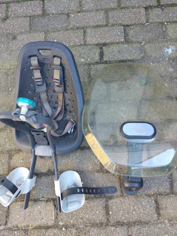 Yepp fietsstoeltje met windscherm - Gebruikt