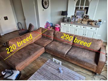 hoekbank cognac  gratis ophalen in Ermelo