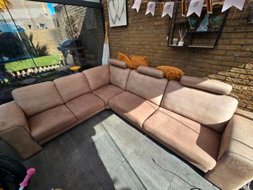 Comfortabele Hoekbank - Gebruikt met Lichte Beschadiging