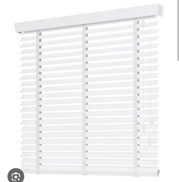 Nieuwe Bamboe Jaloezie Wit 194x115cm - Vedelux