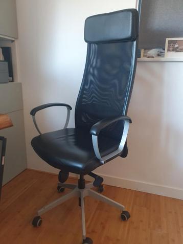 Bureaustoel, Markus Ikea, in hoogte verstelbaar, wieltjes