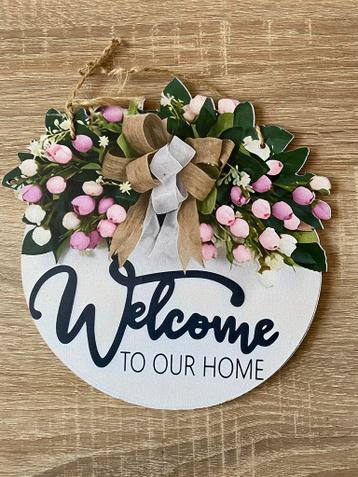 Welkomstbord 'Welcome to our Home'