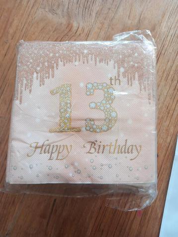 Servetten 13jaar