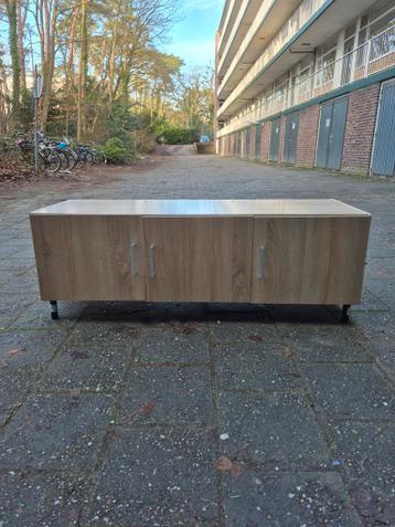Moderne TV meubel/kast - Licht houtkleur