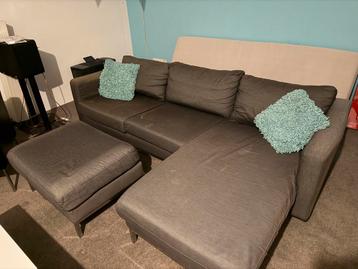 Hoekbank met poef - GRATIS AF TE HALEN!! dit weekend weg!